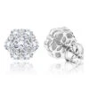 6 Carat Look Large Diamond Cluster Earrings 14K White Gold Studs 2 Carats 2 6 Carat Look Large Diamond Cluster Earrings 14K White Gold Studs 2 Carats -Its Hot Jewelry Shop large diamond cluster earrings 190ct 14k p 45523 wh