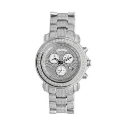 Fully Iced Out Diamond Watch For Men 17ct 48mm Case Large Joe Rodeo Junior