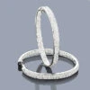 Large Hoops 14K White Gold Inside Out Diamond Hoop Earrings 3.47 -Its Hot Jewelry Shop large hoops 14k inside out diamond hoop earrings 347 p 40623