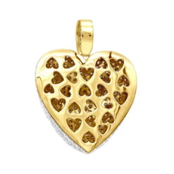 Large Pave Diamond Heart Pendant 10ct 14K White Gold 14 Large Pave Diamond Heart Pendant 10ct 14K White Gold -Its Hot Jewelry Shop large pave diamond heart pendant 10ct 14k gold backye