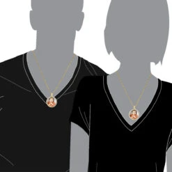 Large Personalized Diamond Circle Photo Pendant 14K Yellow Gold Round Picture Medallion 16 Large Personalized Diamond Circle Photo Pendant 14K Yellow Gold Round Picture Medallion -Its Hot Jewelry Shop large personalized diamond circle photo pendant 14k gold round picture medallion 000941 body yellow