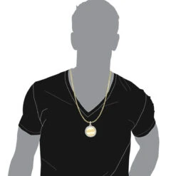 Large Round Customizable Picture Pendant 2 Carat Diamond Medallion 10K Yellow Gold -Its Hot Jewelry Shop large round customizable picture pendant 2 carat diamond medallion 10k gold 870105 bodye