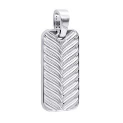 Customizable Red Diamonds Or Rubies Dog Tag Pendant 14K White Gold 2in Large -Its Hot Jewelry Shop large solid 14k gold red diamonds or rubies dog tag pendant 75ct 000040 r back white