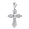 Large Sterling Silver Men's Diamond Cross Pendant 1.14ct 1 Large Sterling Silver Men's Diamond Cross Pendant 1.14ct -Its Hot Jewelry Shop large sterling silver mens diamond cross pendant 114ct wh