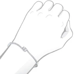 Love And Friendship Women's Diamond Bangle Bracelet 14K White Gold 1.1ct Luxurman -Its Hot Jewelry Shop love and friendship womens diamond bangle bracelet 14k gold 11ct luxurman bodwh