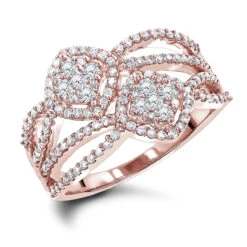 Luxurman Love & Friendship Diamond Right Hand Ring For Women 14K White Gold 10 Luxurman Love & Friendship Diamond Right Hand Ring For Women 14K White Gold -Its Hot Jewelry Shop love friendship rings luxurman diamond right hand ring for women 14k gold ro