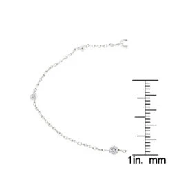 Luxurman 14K White Gold Diamond By The Yard Bracelet For Women 1/2 Carat 7in 12 Luxurman 14K White Gold Diamond By The Yard Bracelet For Women 1/2 Carat 7in -Its Hot Jewelry Shop luxurman 14k gold diamond by the yard bracelet for women 12 carat 7in rulerwh