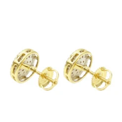 Luxurman 14K Yellow Gold Pave Round Diamond Cluster Earrings Studs 1/2 Carat 11 Luxurman 14K Yellow Gold Pave Round Diamond Cluster Earrings Studs 1/2 Carat -Its Hot Jewelry Shop luxurman 14k gold pave round diamond cluster earrings studs 12 carat backye