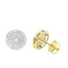 Luxurman 14K Yellow Gold Pave Round Diamond Cluster Earrings Studs 1/2 Carat 2 Luxurman 14K Yellow Gold Pave Round Diamond Cluster Earrings Studs 1/2 Carat -Its Hot Jewelry Shop luxurman 14k gold pave round diamond cluster earrings studs 12 carat mainye