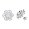 LUXURMAN 14K White Gold Unique Flower Ladies Diamond Cluster Stud Earrings 2.2ct 2 LUXURMAN 14K White Gold Unique Flower Ladies Diamond Cluster Stud Earrings 2.2ct -Its Hot Jewelry Shop luxurman 14k gold unique flower ladies diamond cluster stud earrings 22ct mainwh