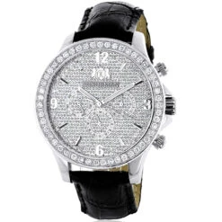 Luxurman 3ct Men's Diamond Watch
