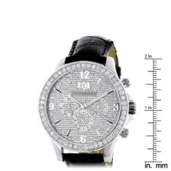 Luxurman 3ct Men's Diamond Watch -Its Hot Jewelry Shop luxurman 2ct mens diamond watch p 44052 ruler
