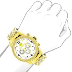 Luxurman Diamond Men's Diamond Watch 0.25ct -Its Hot Jewelry Shop luxurman diamond watches mens diamond watch 025ct p 8266