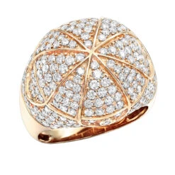 Luxurman 14K Yellow Gold Statement Men's Diamond Ring 3.5ct -Its Hot Jewelry Shop luxurman jewelry 14k gold statement mens diamond ring 3 5ct ro