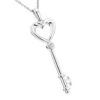 Luxurman Love Quotes Necklace Sterling Silver Diamond Key Pendant For Women 1 Luxurman Love Quotes Necklace Sterling Silver Diamond Key Pendant For Women -Its Hot Jewelry Shop luxurman love quotes necklace sterling silver diamond key pendant for women main