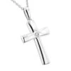 Luxurman Love Quotes: Small Sterling Silver Diamond Cross Pendant 2 Luxurman Love Quotes: Small Sterling Silver Diamond Cross Pendant -Its Hot Jewelry Shop luxurman love quotes necklaces small sterling silver diamond cross pendant main