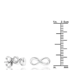 Luxurman Love Quotes: Small Diamond Infinity Earrings Sterling Silver Studs 9 Luxurman Love Quotes: Small Diamond Infinity Earrings Sterling Silver Studs -Its Hot Jewelry Shop luxurman love quotes small diamond infinity earrings sterling silver studs ruler