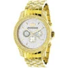 Luxurman Men's Diamond Watch 0.5ct Yellow Gold Plated -Its Hot Jewelry Shop luxurman mens diamond watch 050 ct yellow p 35222