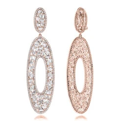 LUXURMAN Oval Designer Diamond Drop Earrings For Women 14K White Gold 9ct 10 LUXURMAN Oval Designer Diamond Drop Earrings For Women 14K White Gold 9ct -Its Hot Jewelry Shop luxurman oval designer diamond drop earrings in 14k gold 7ct ro