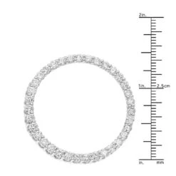 Luxurman Platinum Circle Of Life Diamond Pendant For Women 4 Carat Necklace -Its Hot Jewelry Shop luxurman platinum circle of life diamond pendant for women 4 carat necklace rulerwh