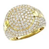 Luxurman Statement Men's Diamond 14K Yellow Gold Pinky Ring Round Shape 3.75c 2 Luxurman Statement Men's Diamond 14K Yellow Gold Pinky Ring Round Shape 3.75c -Its Hot Jewelry Shop luxurman statement mens diamond rings 14k gold pinky ring round shape 3 75c mainye