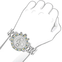 Luxurman Ladies Color Diamond Watch 2.75ct -Its Hot Jewelry Shop luxurman watches ladies color diamond watch 275ct p 46265bod