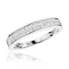 Luxurman 1 Carat Princess Cut Diamond Wedding Band 14K White Gold -Its Hot Jewelry Shop luxurman wedding rings 1 carat princess cut diamond wedding band 14k gold mainwh