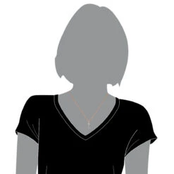 Luxurman Women's Diamond Diamond Key Pendant 18K Rose Gold 0.85ct -Its Hot Jewelry Shop luxurman womens diamond pendants diamond key pendant in 18k gold 075ct bodro