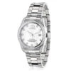 Luxurman Swiss Quartz Women's Diamond Watch Stainless Steel Band Tribeca