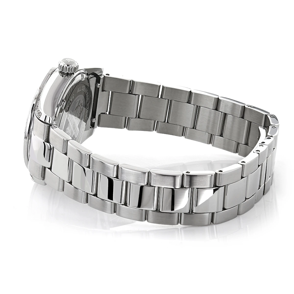 Luxurman Swiss Quartz Women's Diamond Watch Stainless Steel Band Tribeca 4 Luxurman Swiss Quartz Women's Diamond Watch Stainless Steel Band Tribeca - Image 2