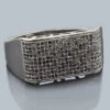 Men's Black Diamond Ring 0.66ct 10K Gold 1 Men's Black Diamond Ring 0.66ct 10K Gold -Its Hot Jewelry Shop mens black diamond ring 066ct 10k p 42283
