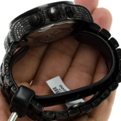 Men's Black Diamonds Watch 26.7ct Joe Rodeo Master Pilot -Its Hot Jewelry Shop mens black diamonds watch 267ct joe rodeo master pilot p 22689 bod4