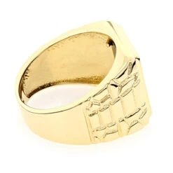 Men's Black Onyx Ring 14K Yellow Gold 10 Men's Black Onyx Ring 14K Yellow Gold -Its Hot Jewelry Shop mens black onyx ring in 14k yellow gold backye