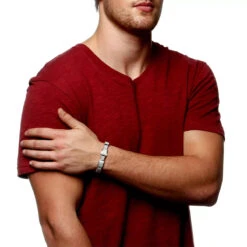 Men's 10K White Gold Pave Diamond Bracelet 4.60ct -Its Hot Jewelry Shop mens bracelets 10k pave diamond bracelet 460ct p 38808 body white