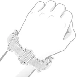 14K White Gold Pave Diamond Bracelet For Men 7.98ct -Its Hot Jewelry Shop mens bracelets 14k gold mens diamond bracelet 798ct p 7077 bodwh