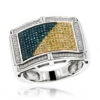 Men's Color Diamond Ring 0.61ct Sterling Silver -Its Hot Jewelry Shop mens color diamond ring 061ct sterling silver p 47453