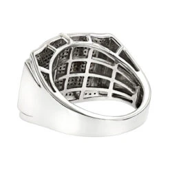 Men's Color Diamond Ring 0.61ct Sterling Silver -Its Hot Jewelry Shop mens color diamond ring 061ct sterling silver p 47453 back