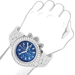 Men's Breitling Super Avenger Diamond Watch 7ct -Its Hot Jewelry Shop mens custom breitling super avenger diamond watch 7ct 3