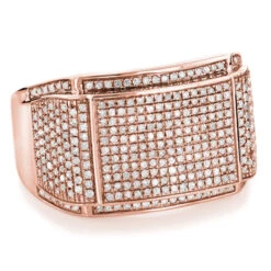 Men's Diamond Band 10K White Gold Wedding Ring 0.8 Carat -Its Hot Jewelry Shop mens diamond band 10k gold wedding ring 1 carat ro