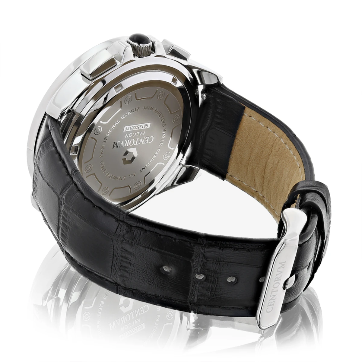 Men's Diamond Bezel Watch By Centorum Falcon 0.55ct 4 Men's Diamond Bezel Watch By Centorum Falcon 0.55ct - Image 2