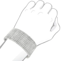 Sterling Silver Men's Diamond Cuff 2 Carat 12 Row Tennis Bracelet 8 Sterling Silver Men's Diamond Cuff 2 Carat 12 Row Tennis Bracelet -Its Hot Jewelry Shop mens diamond cuff bracelet in sterling silver 216ct 3