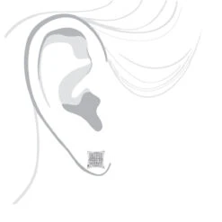 Men's Diamond Earring 0.09ct 10K White Gold Stud -Its Hot Jewelry Shop mens diamond earring 009ct 14k gold p 46693 bodwh