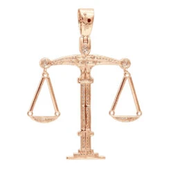 Men's Diamond Pendant | 3.25in Large 10K Yellow Gold Libra Pendant 3 Carats -Its Hot Jewelry Shop mens diamond pendant 325in large real 10k gold libra pendant 3 carats 100503 backro