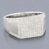 Men's Diamond Ring Sterling Silver 0.72ct -Its Hot Jewelry Shop mens diamond ring sterling silver 072ct p 43100