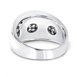 Men's 14K Yellow Gold Diamond Band By Luxurman 1.5ct -Its Hot Jewelry Shop mens diamond rings 14k gold diamond band by luxurman 15ct backwh