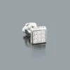 Men's Diamond Stud Earring 0.07ct 14K White Gold -Its Hot Jewelry Shop mens diamond stud earring 007ct 14k gold p 46806