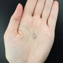 Men's Diamond Stud Earring 0.07ct 14K White Gold 6 Men's Diamond Stud Earring 0.07ct 14K White Gold -Its Hot Jewelry Shop mens diamond stud earring 007ct 14k gold p 46806back