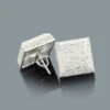 Large Men's Diamond Stud Earrings 0.25ctw Sterling Silver -Its Hot Jewelry Shop mens diamond stud earrings 021ct sterling silver p 47904