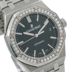 Men's Diamond Watch Audemars Piguet Royal Oak 37mm Black Dial -Its Hot Jewelry Shop mens diamond watch audemars piguet royal oak 37 mm black dial w00835 0E8A9712 2048x2048