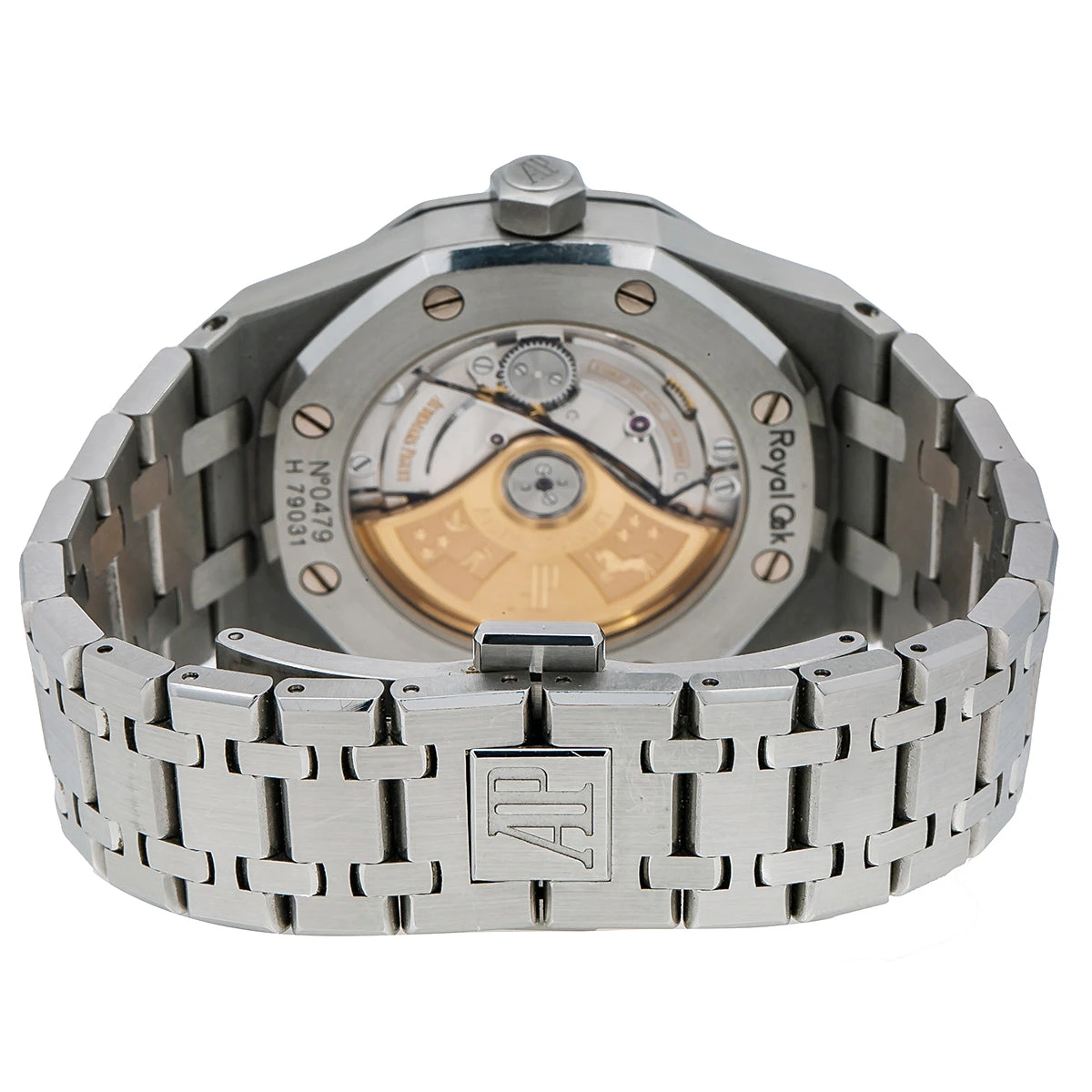 Men's Diamond Watch Audemars Piguet Royal Oak 37mm White Dial 6 Men's Diamond Watch Audemars Piguet Royal Oak 37mm White Dial - Image 4